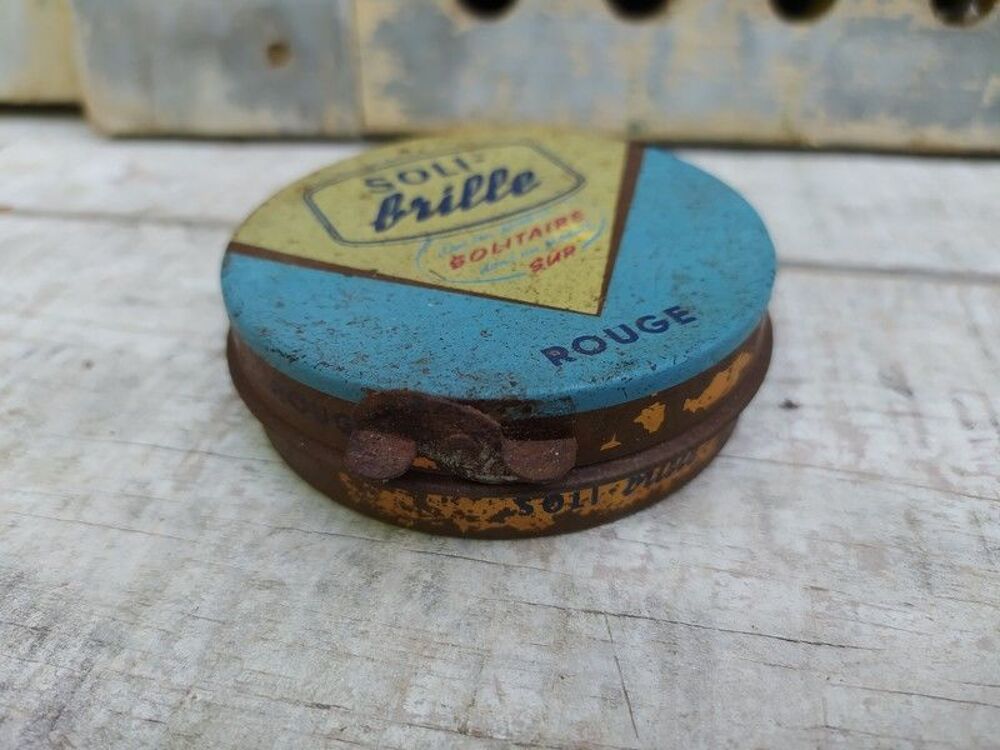 Anciennes Boites Publicitaires Cirage Solibrille 
