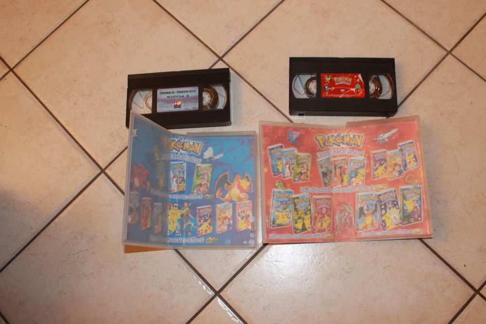 Cassettes pokemon vintage dessin anim&eacute; manga
DVD et blu-ray