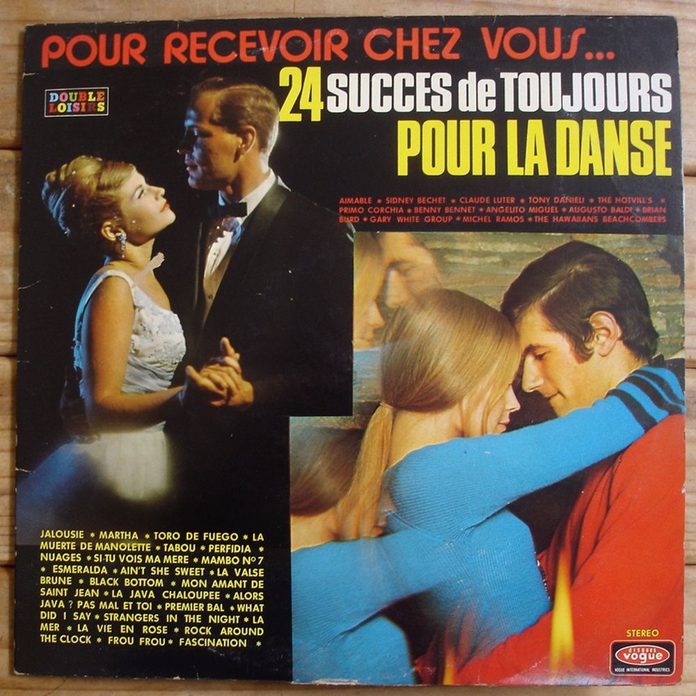 24 SUCC&Egrave;S DE TOUJOURS POUR LA DANSE - 2 x LP - 1971 CD et vinyles