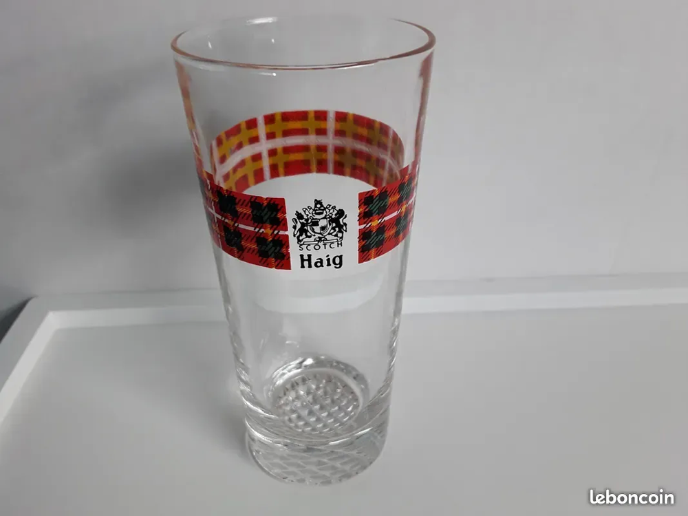 9 verres scotch ?Haig Décoration