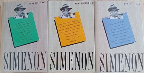 Lot de 3 livres   Simenon  5 Saint-Dizier (52)