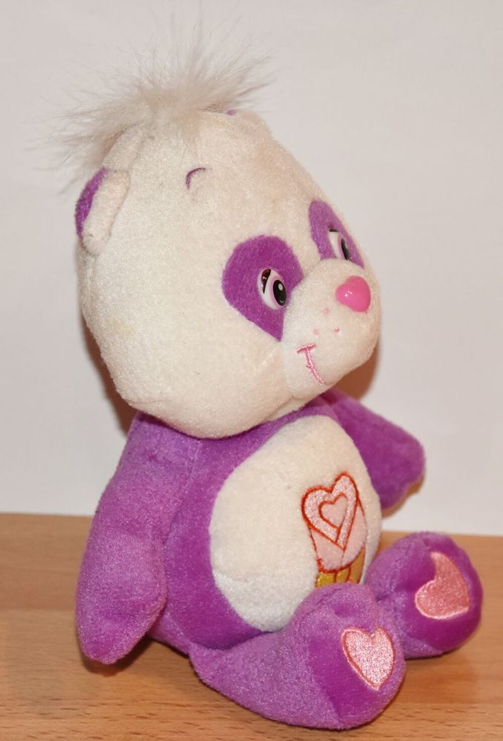 V&eacute;ritable Bisounours Care bears. Violet. 23 cm x 12 cm. Jeux / jouets