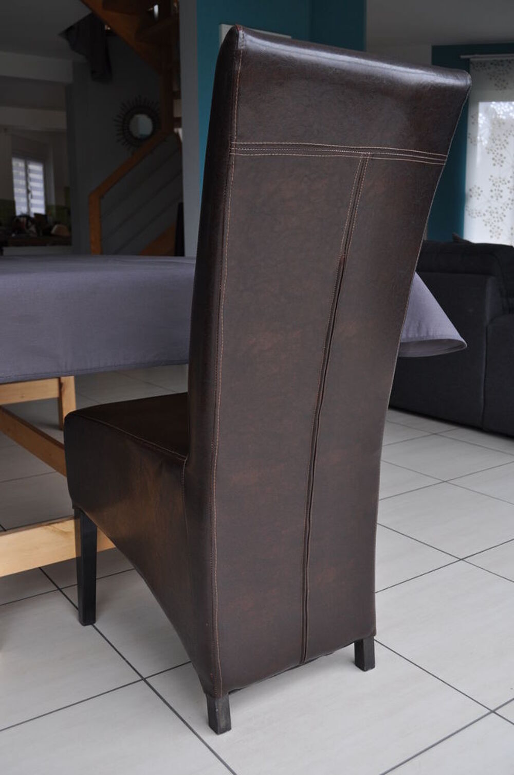 Chaises dossier haut (lot de 6) Meubles