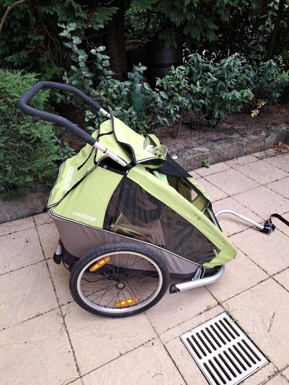 Remorque v&eacute;lo Croozer Jumeaux Vélos