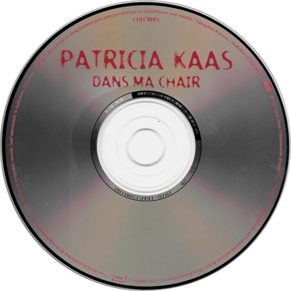 cd Patricia Kaas ?? Dans Ma Chair (&eacute;tat neuf) CD et vinyles