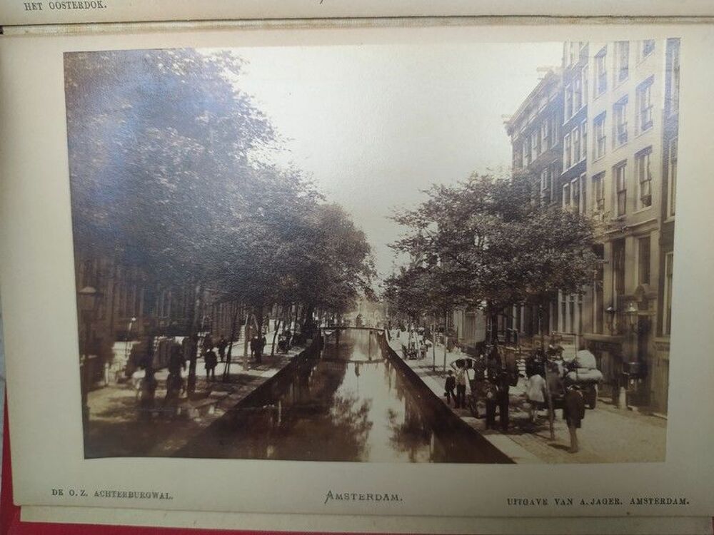 Album 12 Photographies Albumin&eacute;es XIX&egrave;me Amsterdam Pays-Bas 
