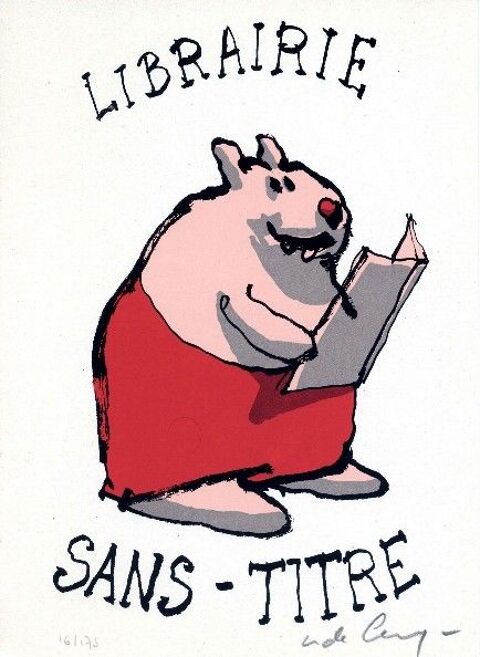 Nicolas De CRECY : Ex-Libris Librairie Sans Titre 12 Argenteuil (95)