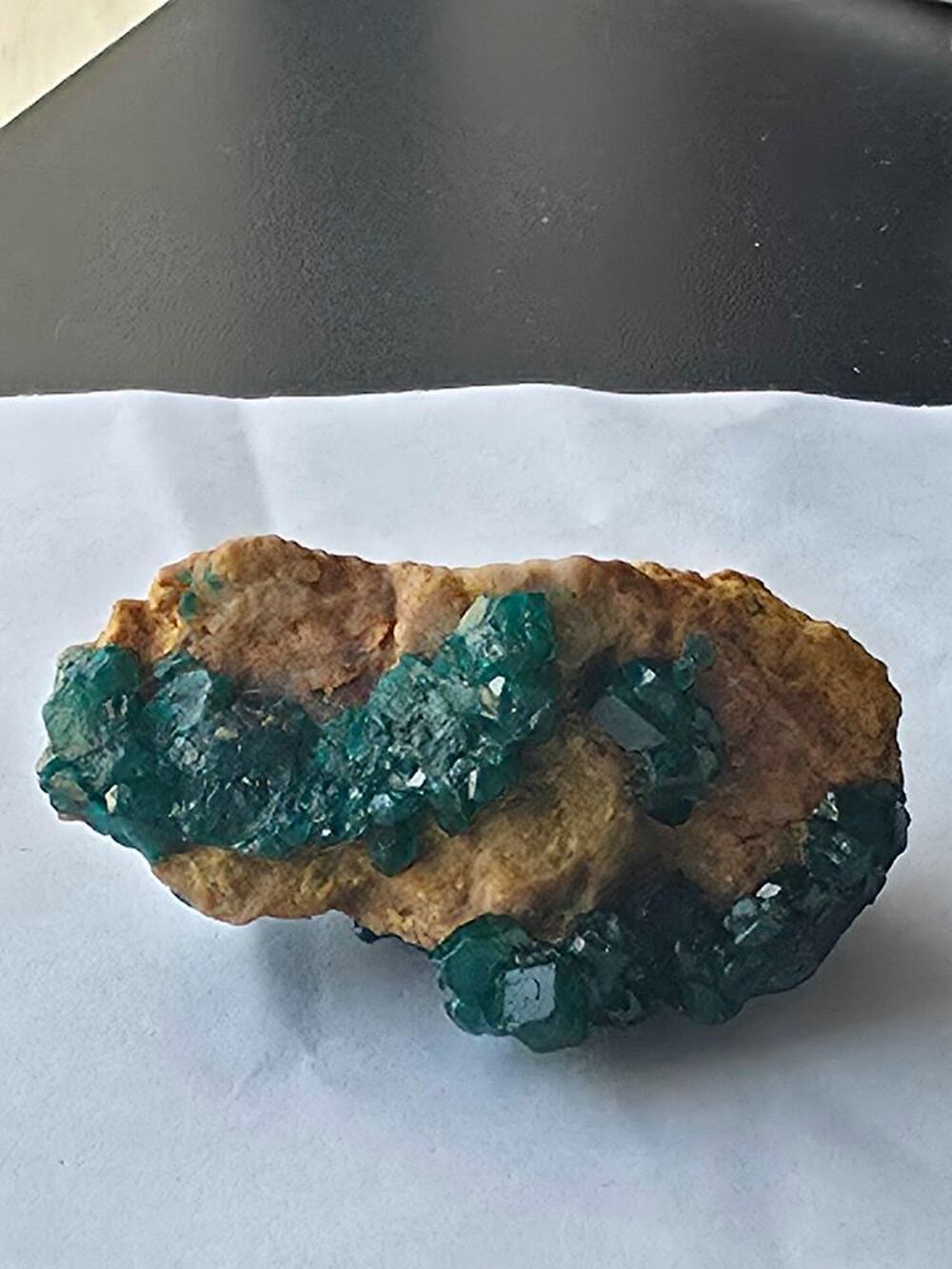 Dioptase sur Matrice du Katanga(RDC)-40g-Collection 
