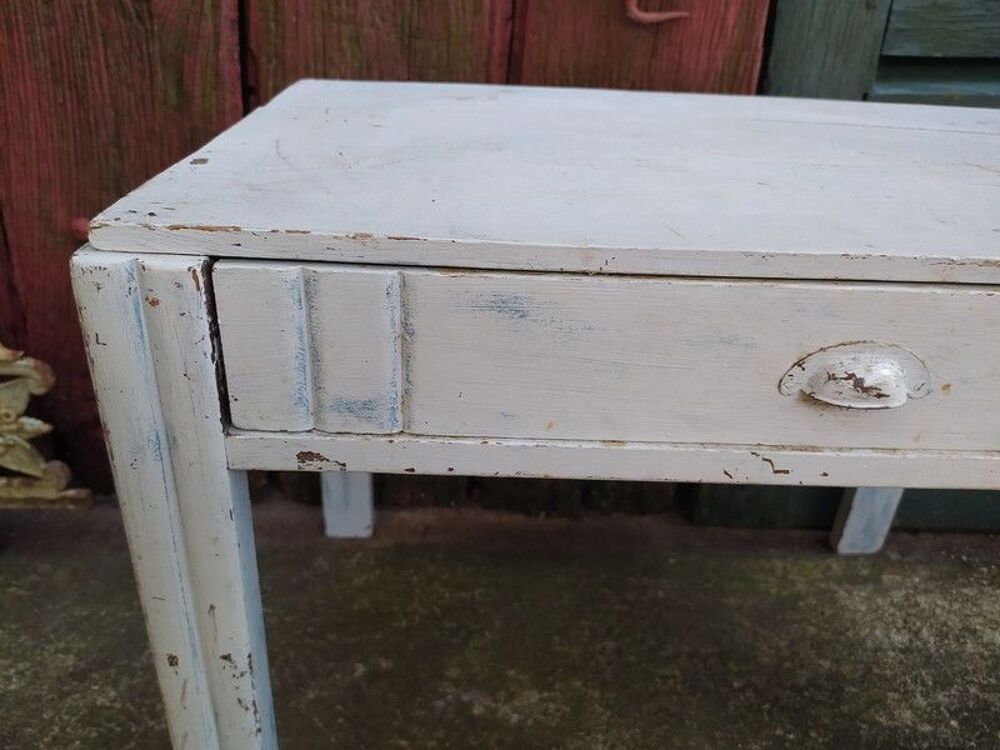 Petite Table Basse Bois Patine Art D&eacute;co 
Meubles