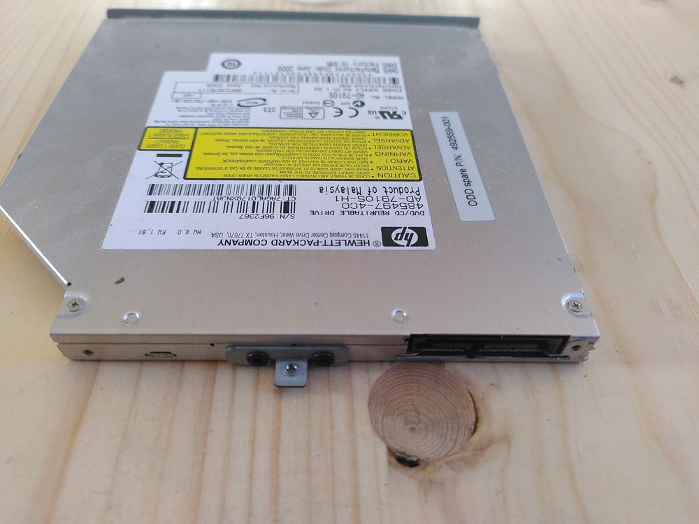 Lecteur DVD HP EliteBook 2530p AD-7910S 492559-001 Matériel informatique