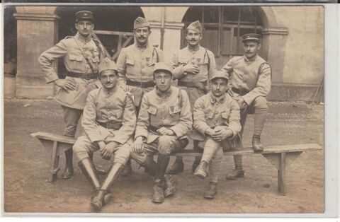 A Identifier CARTE PHOTO -Groupe de Soldats du 59 R I 3 Doullens (80)