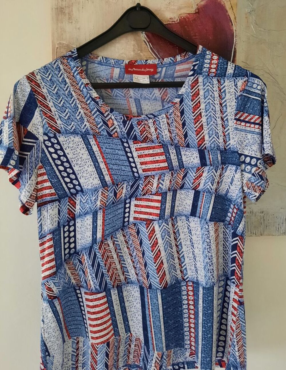  Tee shirt chic patchwork qualit&eacute; premium - LMDJ - 42 - 44 Vêtements