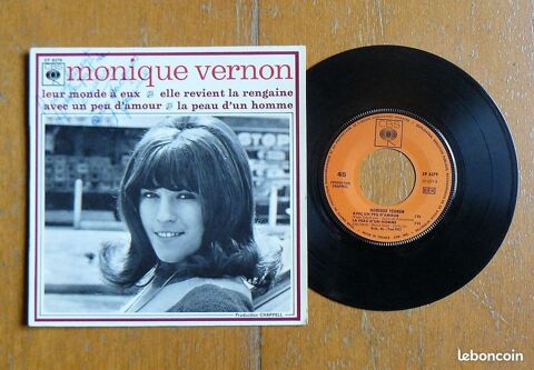EP ddicac Monique VERNON : Leur monde  eux +3 - 1968 35 Argenteuil (95)