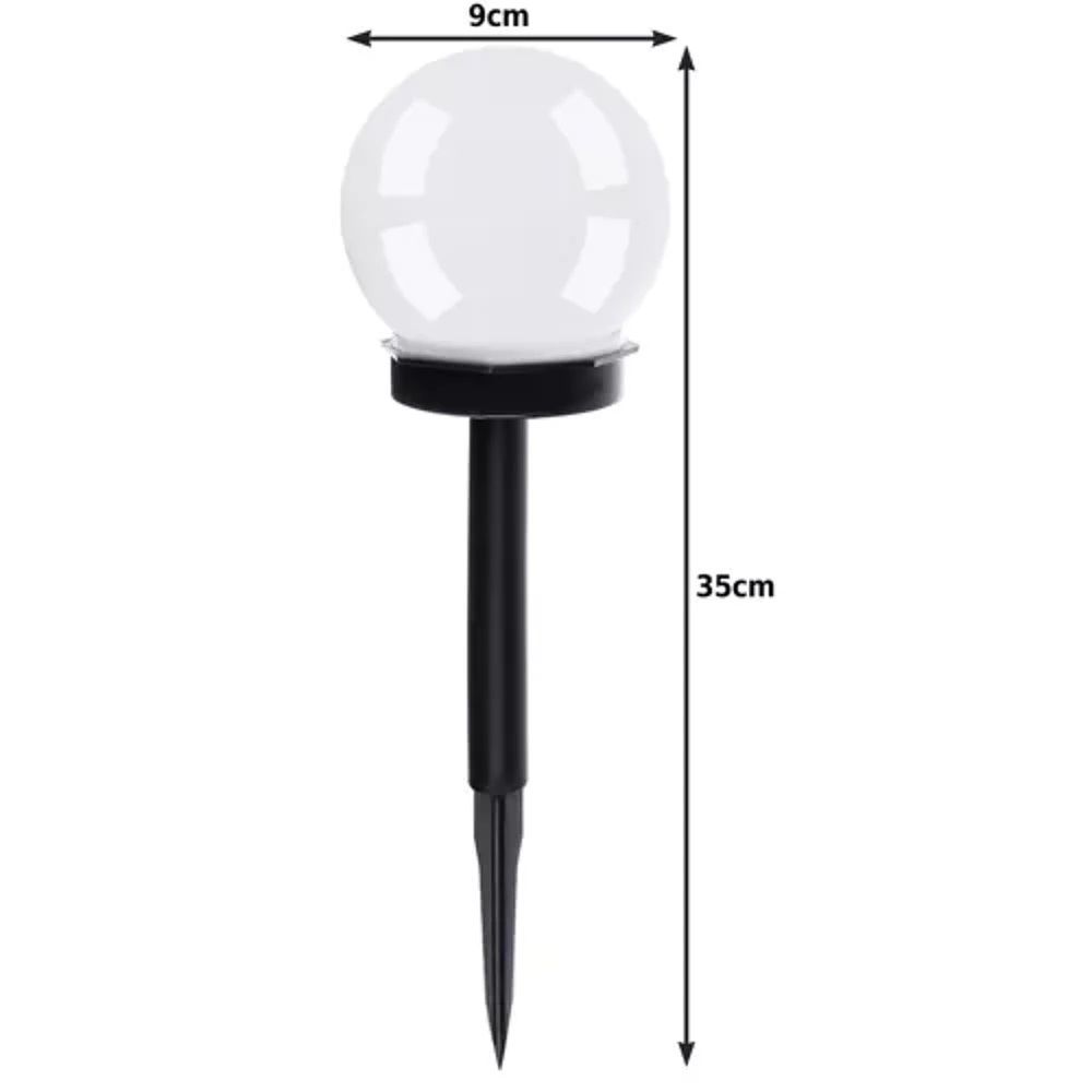Lampe de jardin solaire - boule, lot de 6 pcs. Jardin