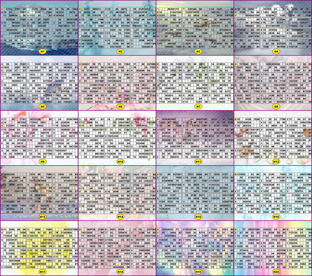 Plaque de 12 cartons de loto plastifi&eacute; pliable neuf (A3) Jeux / jouets