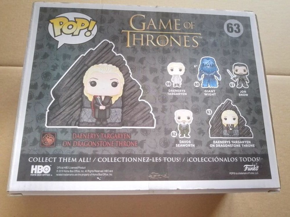 Pop Funko Game Of Thrones n&deg; 63 Daenerys Targaryen On Dragon Jeux / jouets