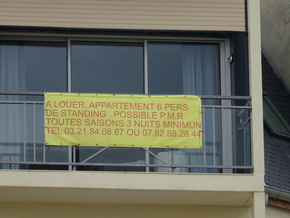   grand appartement 4 toiles face mer 6 pers pour PMR Nord-Pas-de-Calais, Berck (62600)