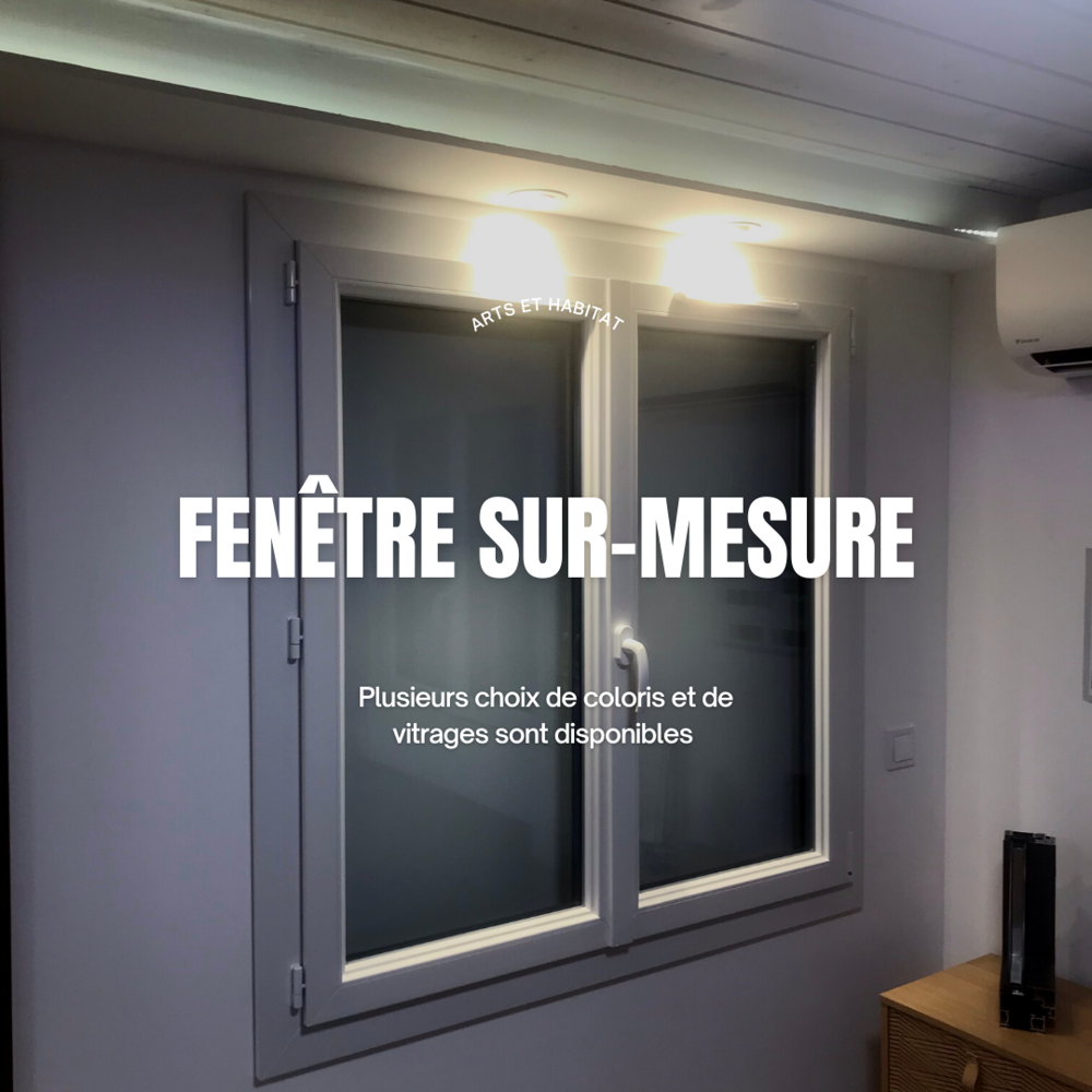 Fen&ecirc;tre pvc sur-mesure avec ou sans volet / Blanc ou bi Bricolage