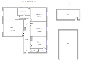  Appartement à vendre 3/4 pièces 80 m²