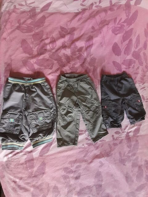 Lot de 3 pantalons en suédine garçon 6 mois 6 Grisolles (82)