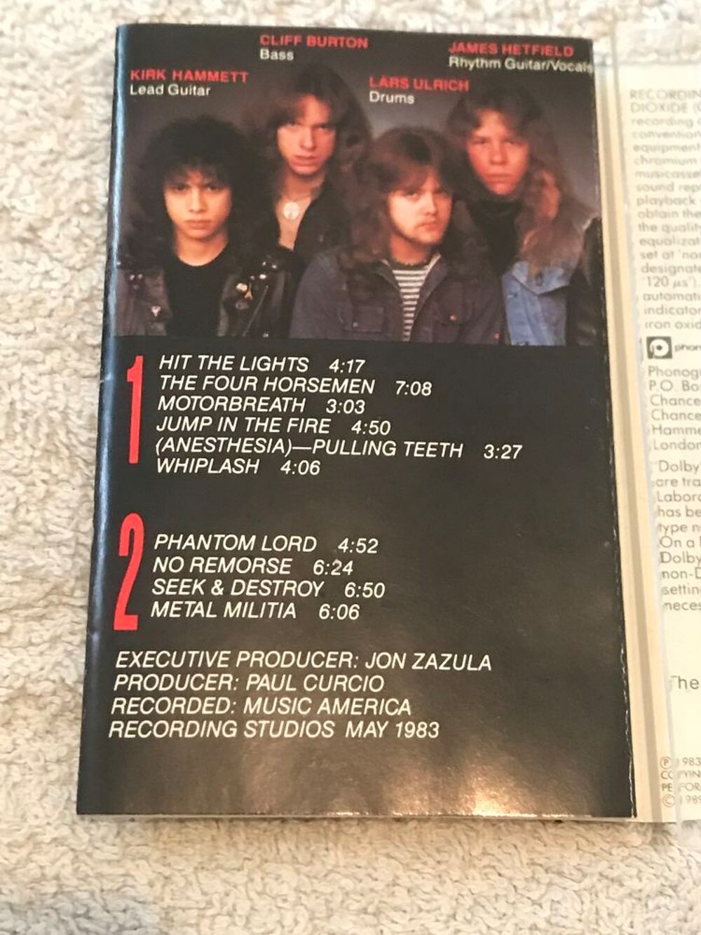 Metallica kill'em all Photos/Video/TV