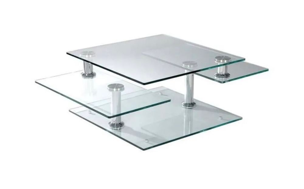Table basse design en verre trempe Meubles