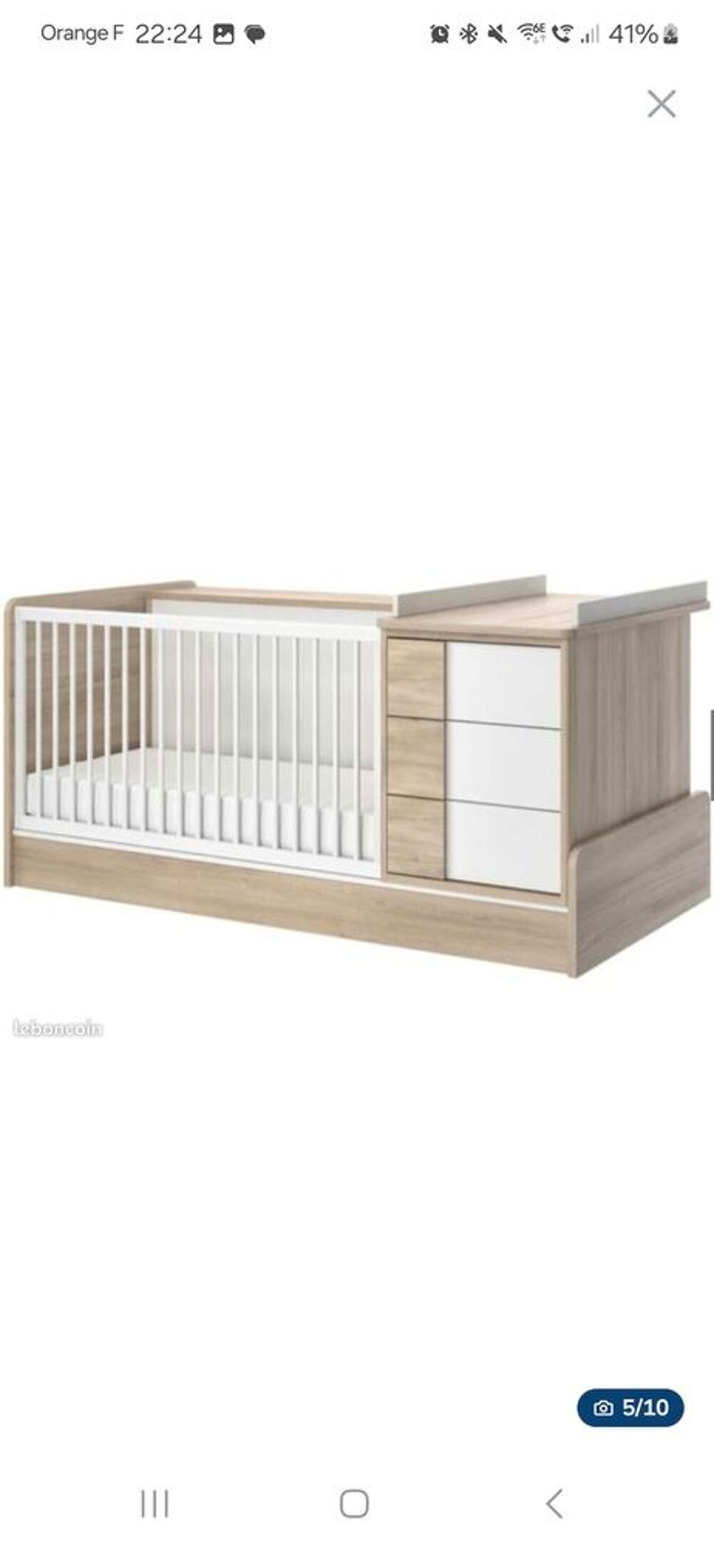 Lit &eacute;volutif Mobilier enfants