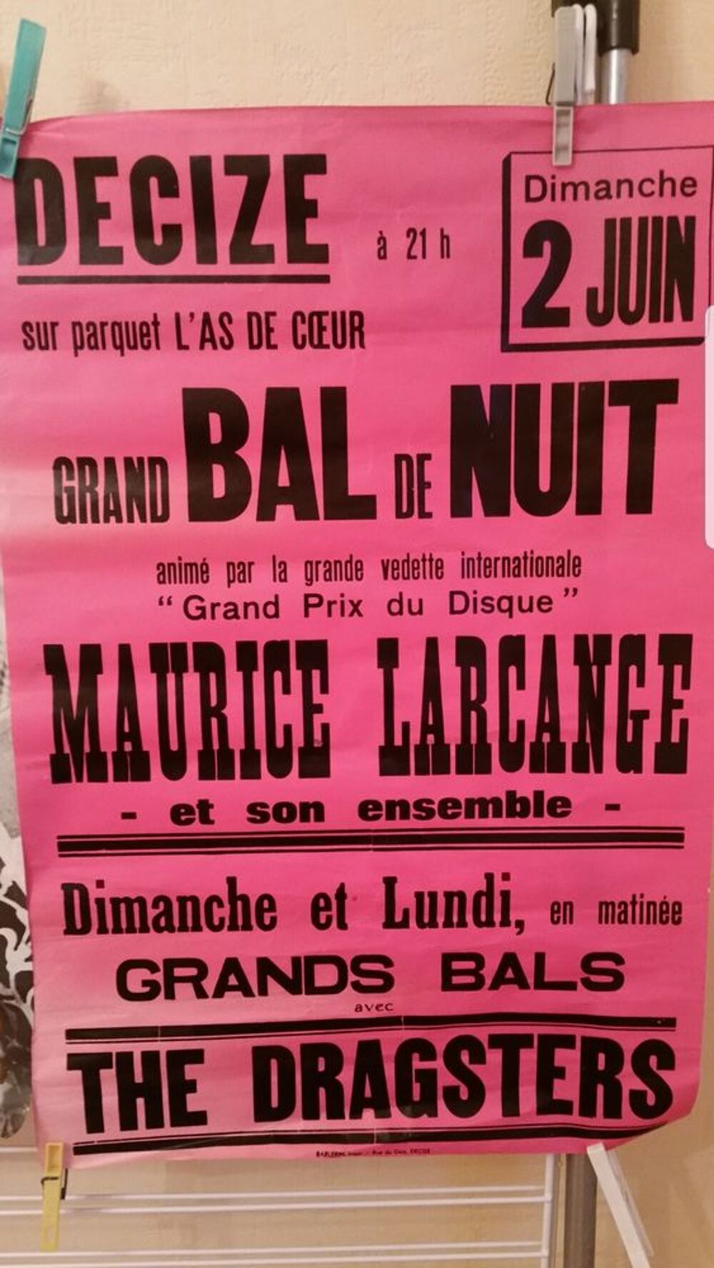 AFFICHE DE BAL 