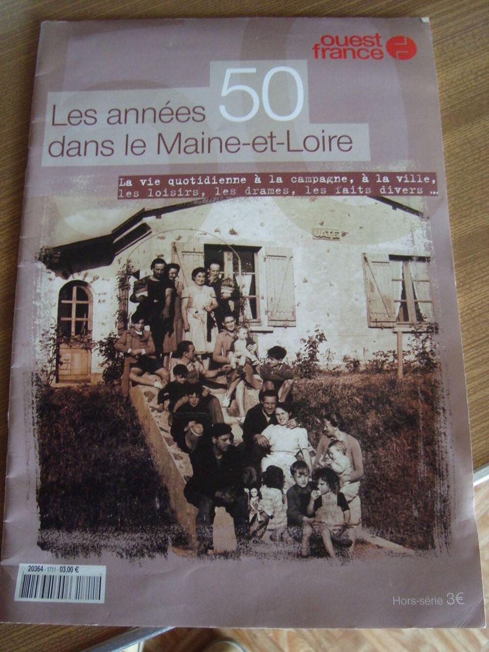 Livre ,les ANNEES 50 EN MAINE ET LOIRE 