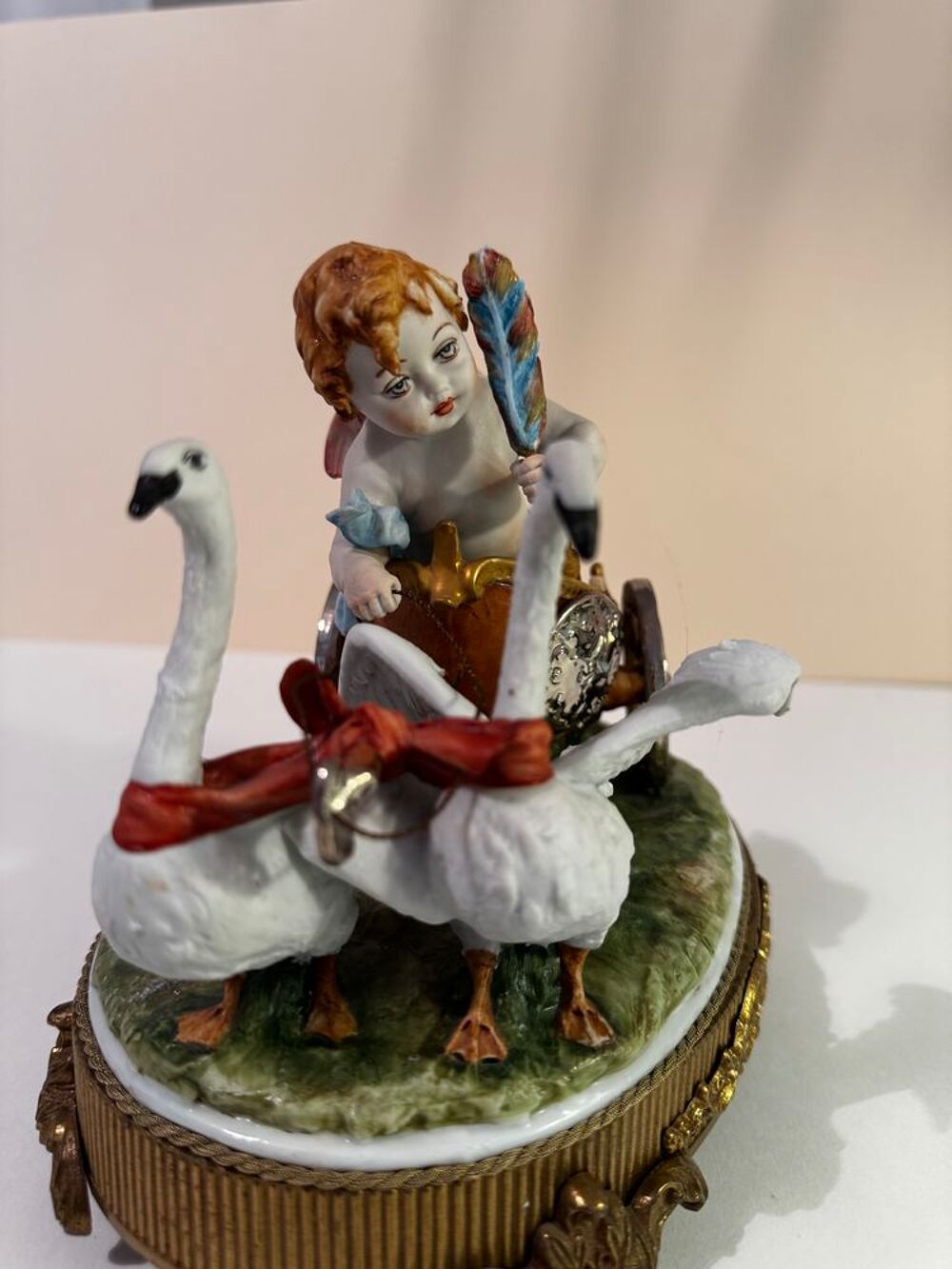 SCULPTURE EN BISCUIT DE LA MANUFACTURE * TICHE * CAPODIMONTE Décoration