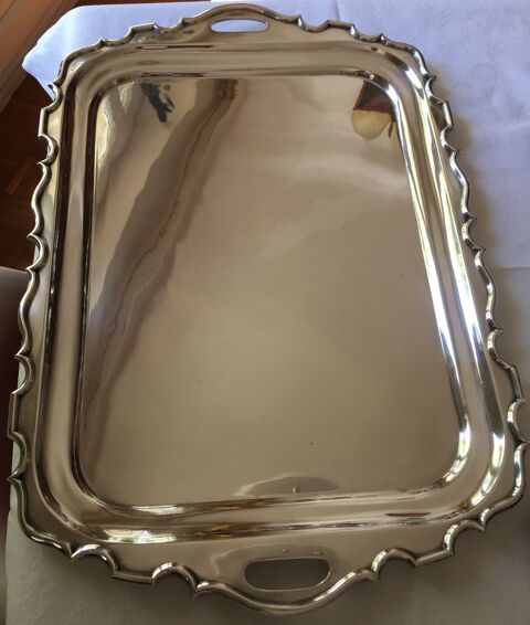 Plateau � poign�es m�tal Argent SHEFFIELD Walker & Hall 800 Issy-les-Moulineaux (92)