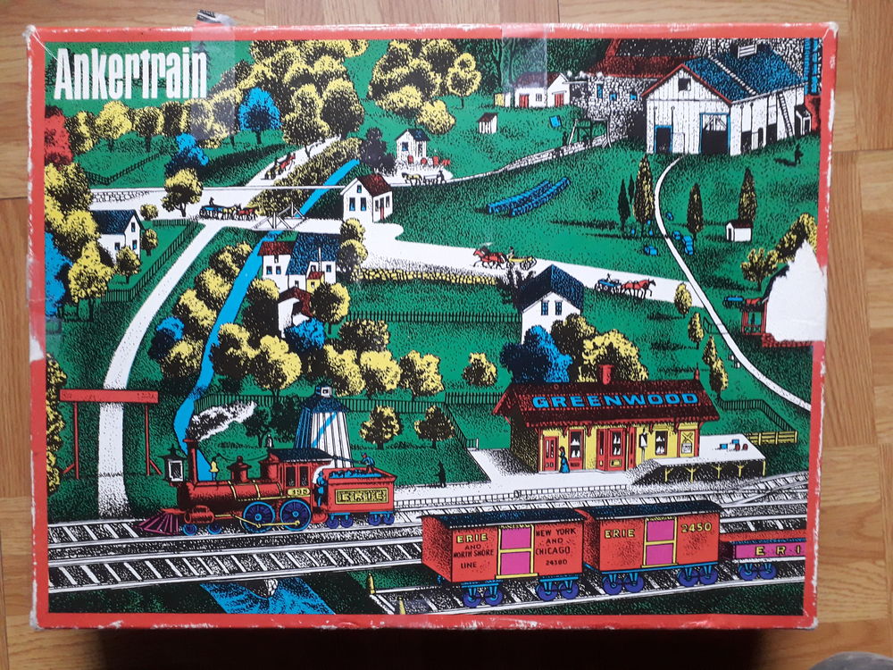 Ancien circuit train ANKERBAHN Vulkan &agrave; cl&eacute; 