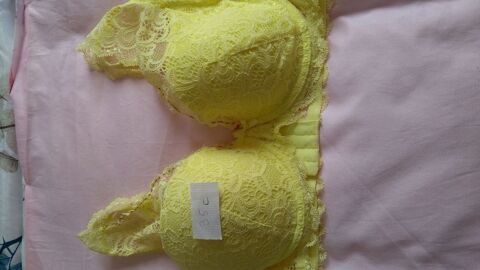 soutien gorge jaune dentelle 6 Louvern (53)