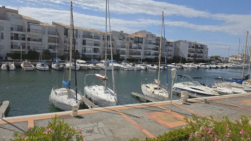 Vente Appartement LE CAP D'AGDE - Situé sur la pointe SUD/EST Ile des pêcheurs STUDIO CABINE avec parking Le cap d agde