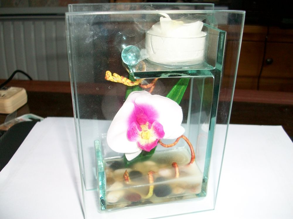 sujet de d&eacute;coration en verre Décoration