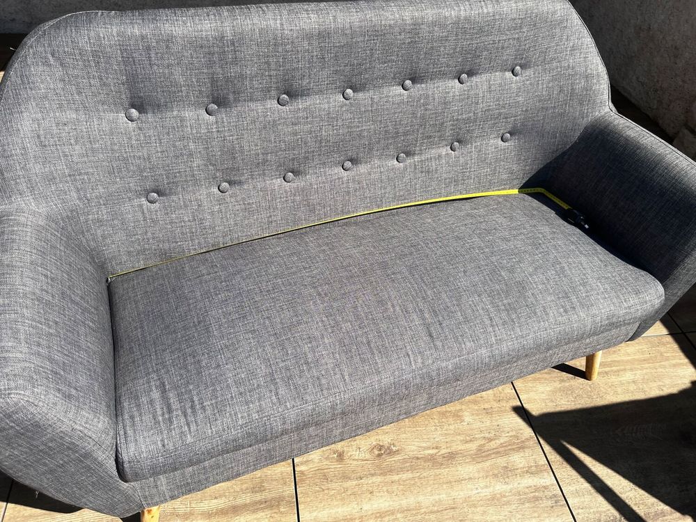 Canap&eacute; Joseph gris anthracite, 2 personnes
Meubles
