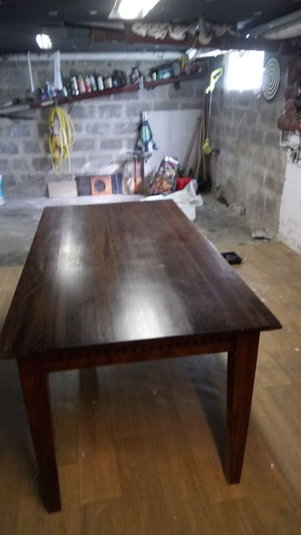 table de salle &agrave; manger bois massif 180x91 Meubles