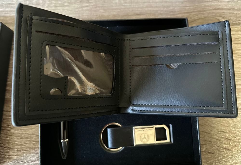 Coffret portefeuille homme 3 pi&egrave;ces valeur 119€ Maroquinerie