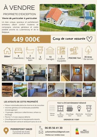  Villa à vendre 11 pièces 350 m²