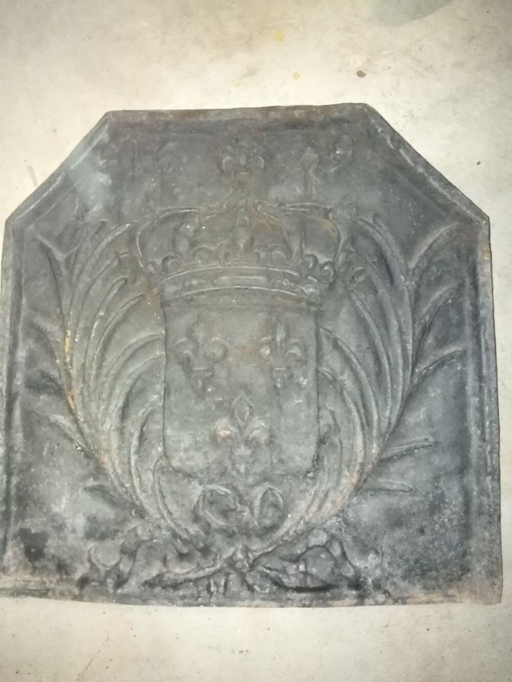 Plaque de chemin&eacute;e tr&egrave;s ancienne Décoration