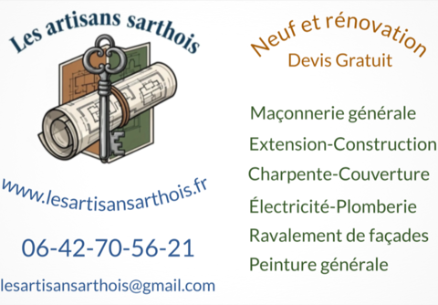 Devis gratuit travaux de r&eacute;novation, maison-appartement-immeuble locatif 0 72100 Le mans