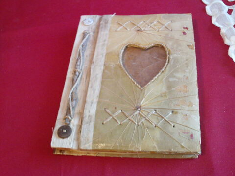 Vieux livre fait main 100 pages vierges N� 610 10 Beaune (21)