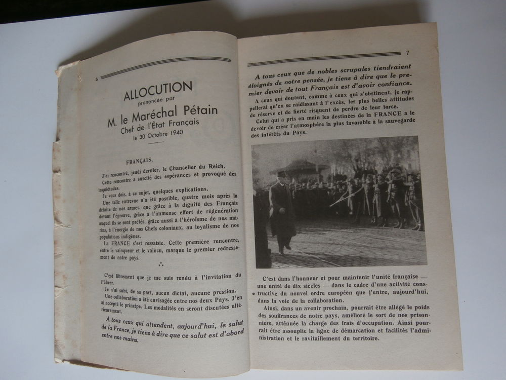 AGENDA de la FRANCE NOUVELLE 1941 Livres et BD