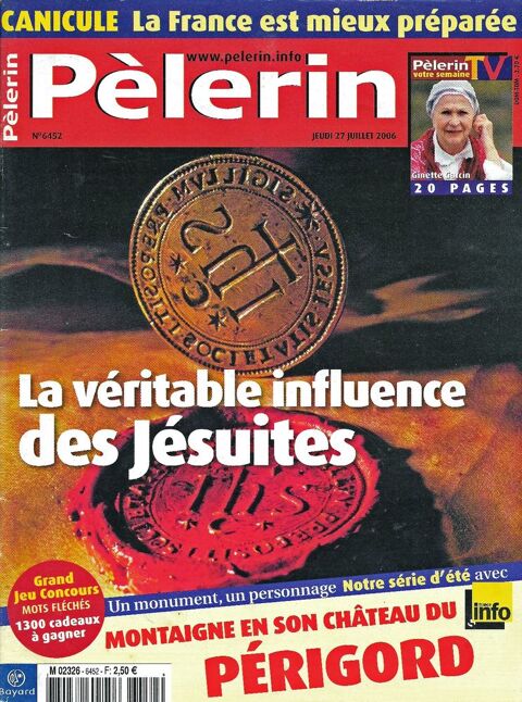 LE PELERIN Magazine n6452 2006  Grard OURY  2 Castelnau-sur-Gupie (47)