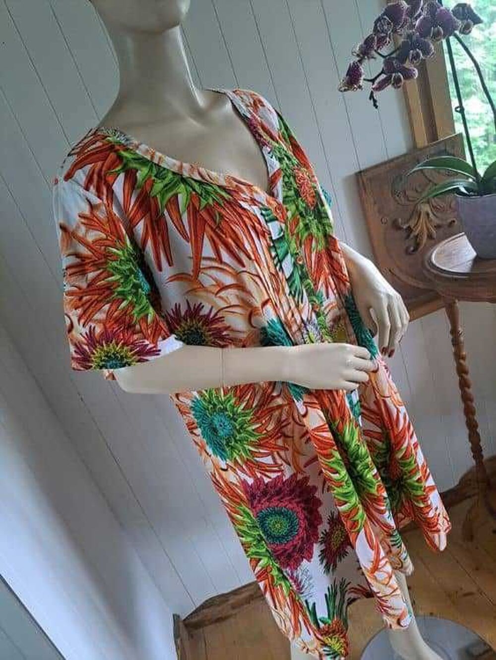 Robe tunique vintage INDIA emporium taille XL 42/44 