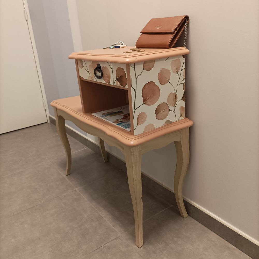 Meuble d'entr&eacute;e avec assise relook&eacute; Meubles