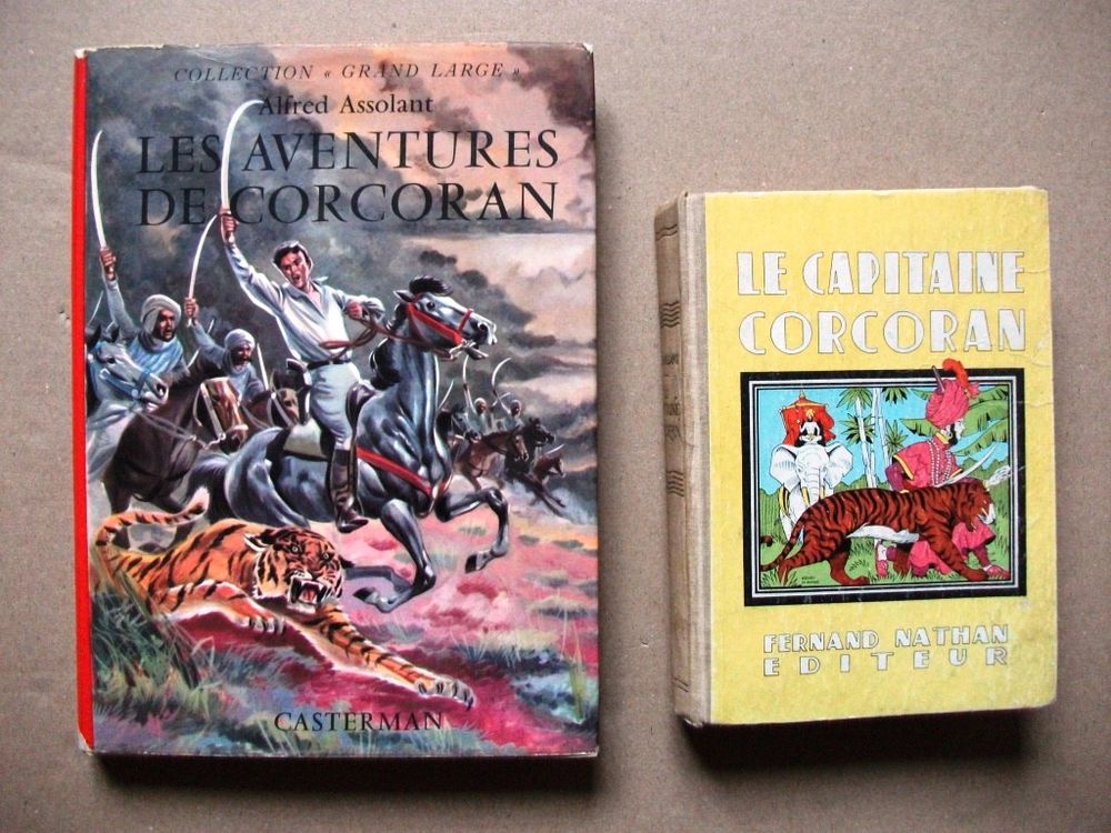 Les Aventures de CORCORAN # LOT 2 romans # Alfred Assollant Livres et BD