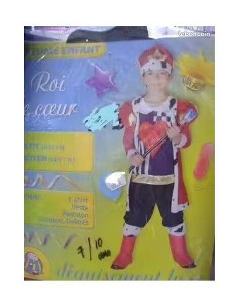 Costume Enfant Roi De C?ur 7/10 Ans
14 Saint-Zacharie (83)