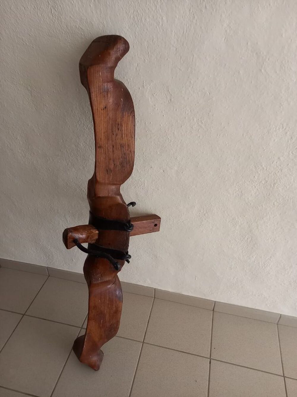 JOUG ANCIEN EN BOIS MASSIF 