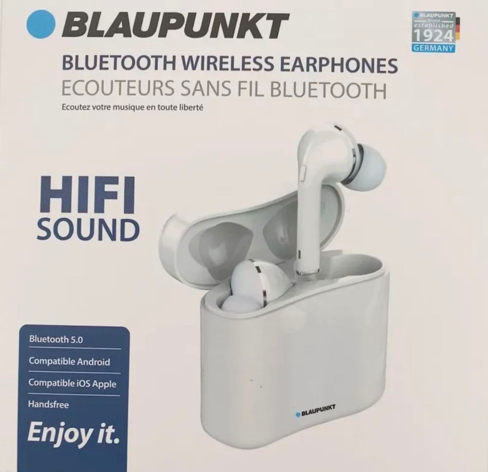 Ecouteurs sans fil avec étui de charge-BLP4920 - Blaupunkt